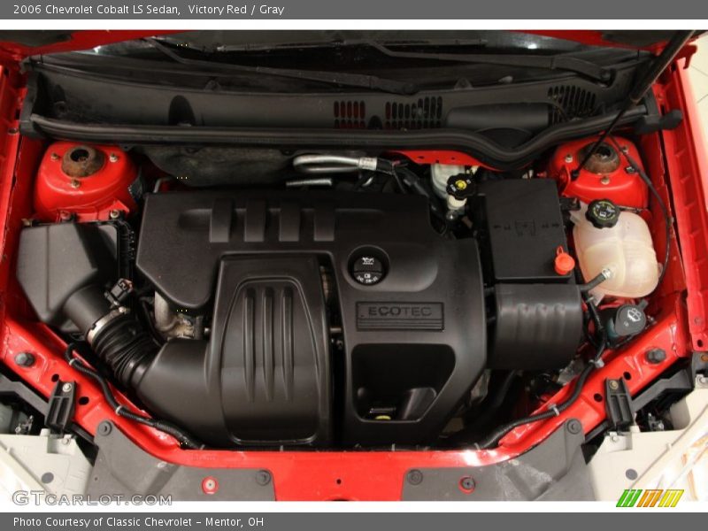 Victory Red / Gray 2006 Chevrolet Cobalt LS Sedan