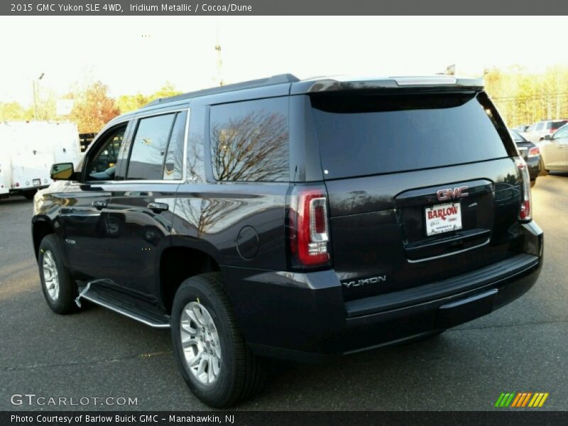 Iridium Metallic / Cocoa/Dune 2015 GMC Yukon SLE 4WD