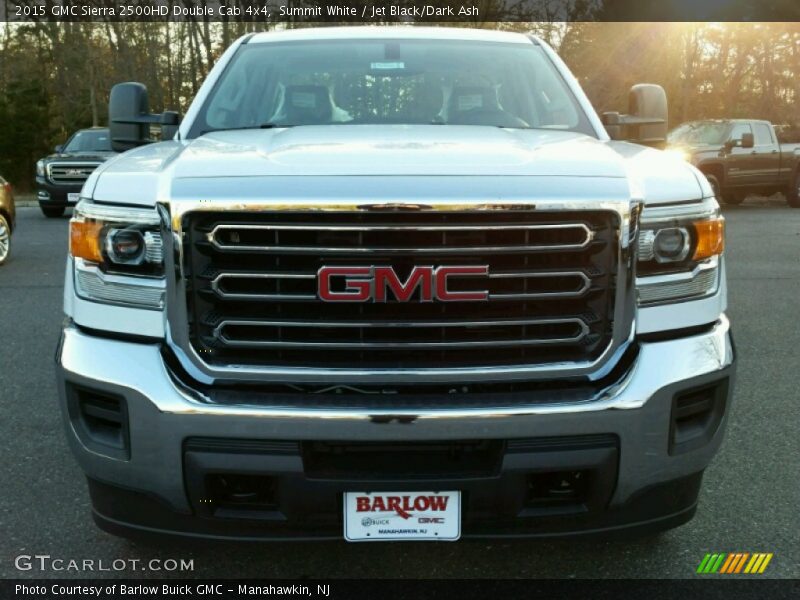 Summit White / Jet Black/Dark Ash 2015 GMC Sierra 2500HD Double Cab 4x4