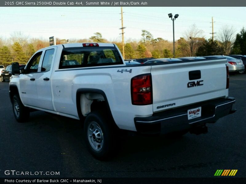 Summit White / Jet Black/Dark Ash 2015 GMC Sierra 2500HD Double Cab 4x4