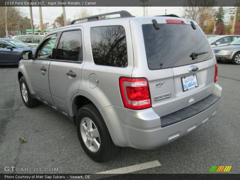 Ingot Silver Metallic / Camel 2010 Ford Escape XLT