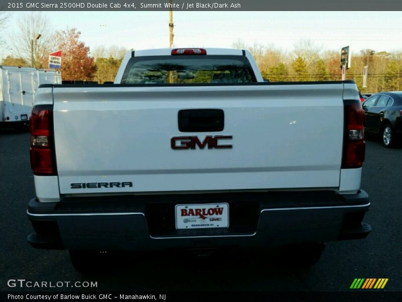 Summit White / Jet Black/Dark Ash 2015 GMC Sierra 2500HD Double Cab 4x4