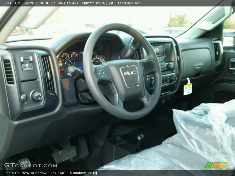 Summit White / Jet Black/Dark Ash 2015 GMC Sierra 2500HD Double Cab 4x4