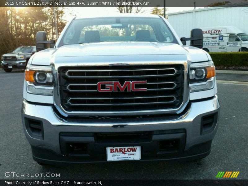 Summit White / Jet Black/Dark Ash 2015 GMC Sierra 2500HD Regular Cab 4x4