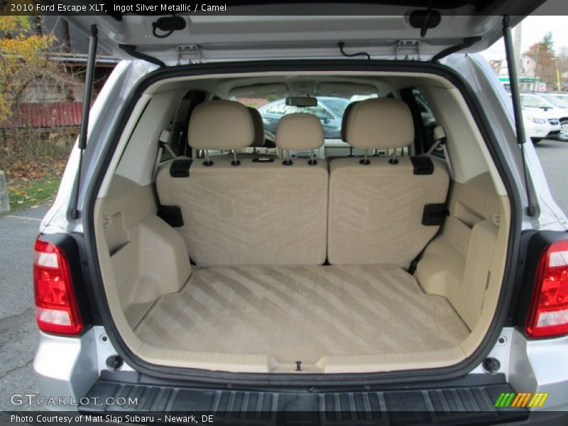 Ingot Silver Metallic / Camel 2010 Ford Escape XLT