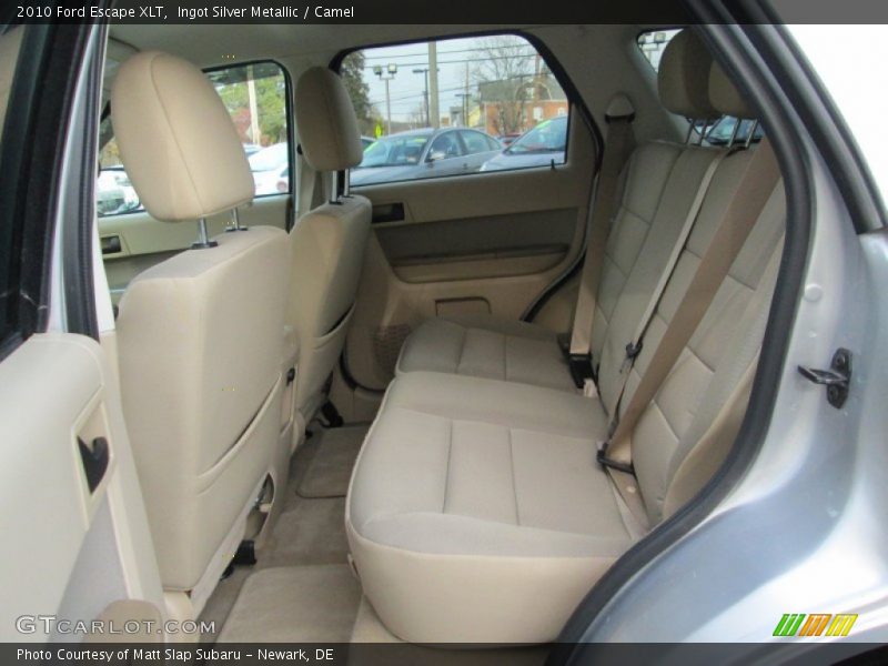 Ingot Silver Metallic / Camel 2010 Ford Escape XLT