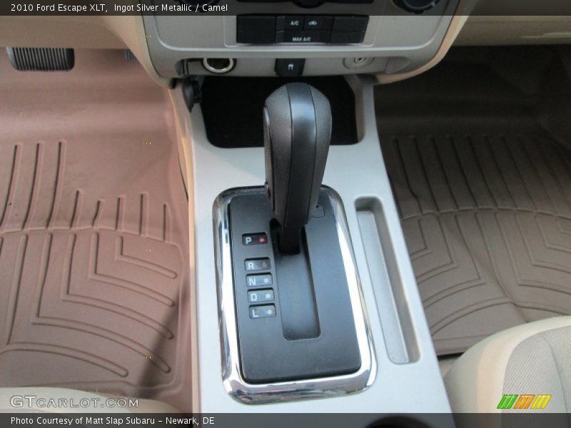 Ingot Silver Metallic / Camel 2010 Ford Escape XLT