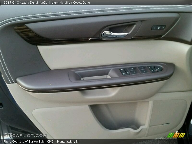 Iridium Metallic / Cocoa Dune 2015 GMC Acadia Denali AWD