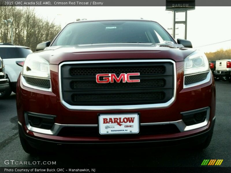 Crimson Red Tincoat / Ebony 2015 GMC Acadia SLE AWD