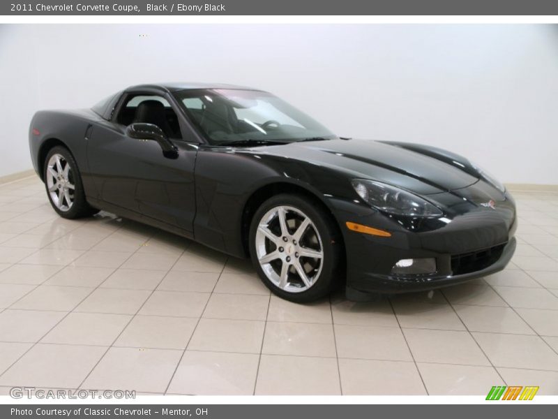 Black / Ebony Black 2011 Chevrolet Corvette Coupe
