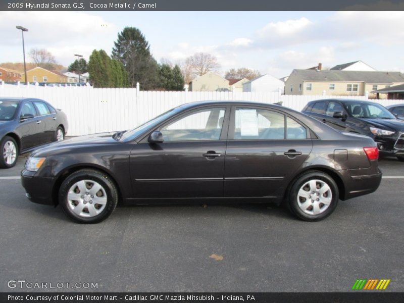 Cocoa Metallic / Camel 2009 Hyundai Sonata GLS