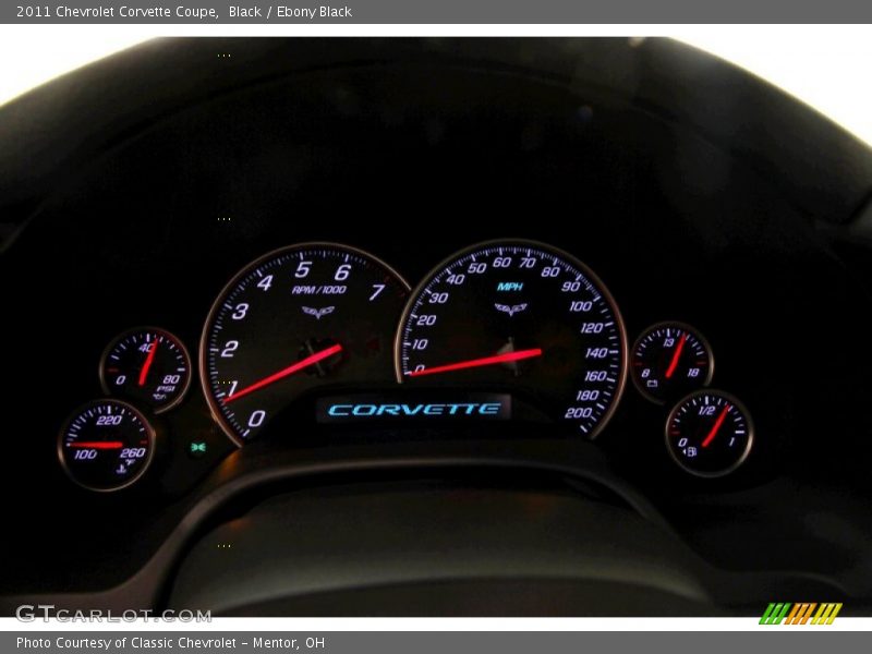 Black / Ebony Black 2011 Chevrolet Corvette Coupe
