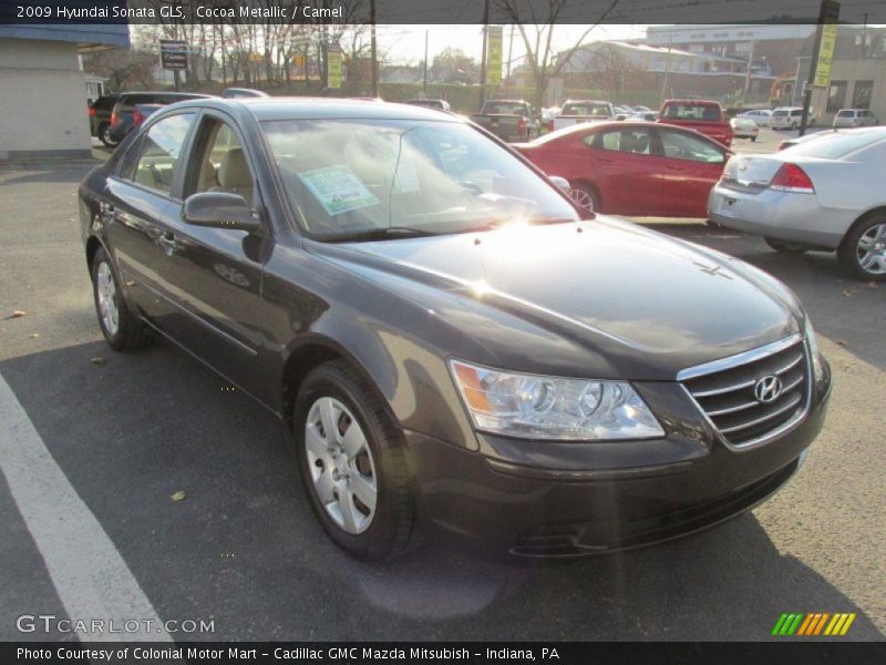 Cocoa Metallic / Camel 2009 Hyundai Sonata GLS