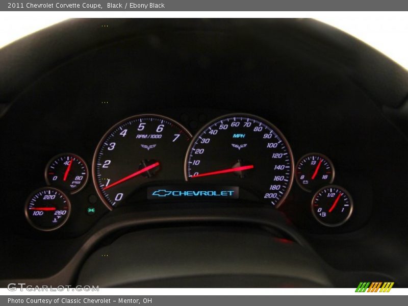 Black / Ebony Black 2011 Chevrolet Corvette Coupe