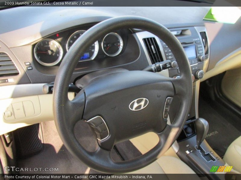 Cocoa Metallic / Camel 2009 Hyundai Sonata GLS