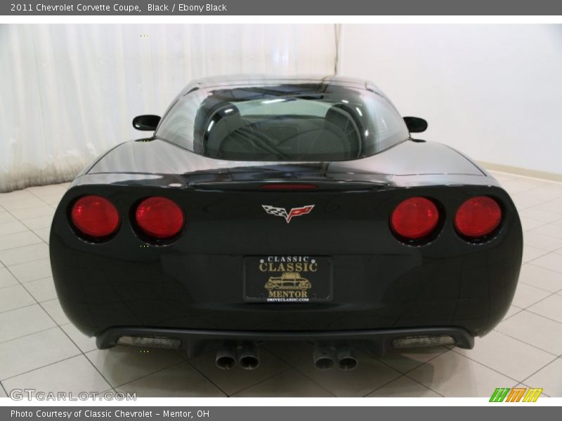 Black / Ebony Black 2011 Chevrolet Corvette Coupe