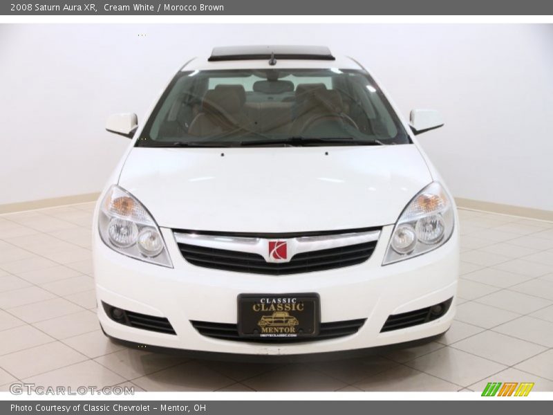 Cream White / Morocco Brown 2008 Saturn Aura XR