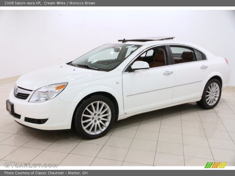 Cream White / Morocco Brown 2008 Saturn Aura XR