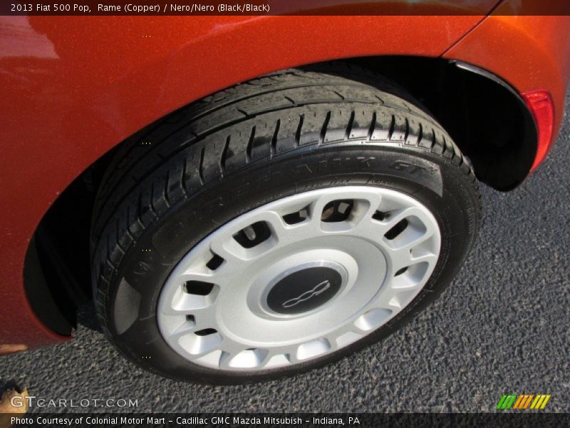 Rame (Copper) / Nero/Nero (Black/Black) 2013 Fiat 500 Pop