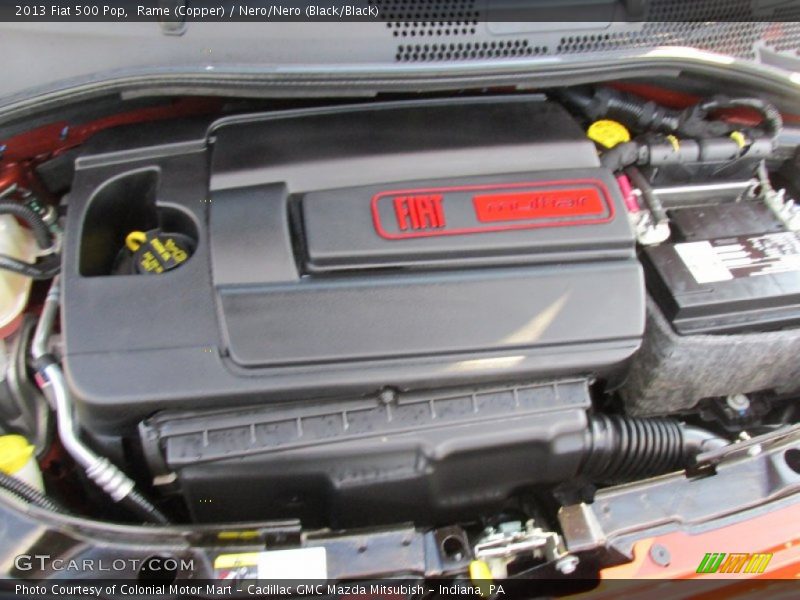 Rame (Copper) / Nero/Nero (Black/Black) 2013 Fiat 500 Pop