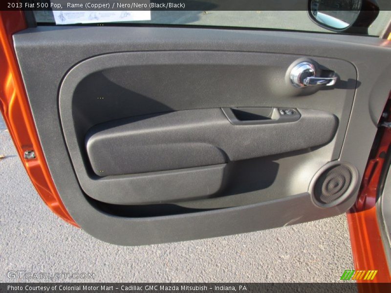 Rame (Copper) / Nero/Nero (Black/Black) 2013 Fiat 500 Pop