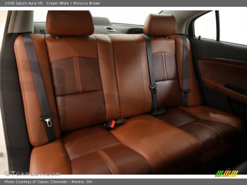 Cream White / Morocco Brown 2008 Saturn Aura XR