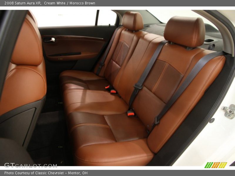 Cream White / Morocco Brown 2008 Saturn Aura XR