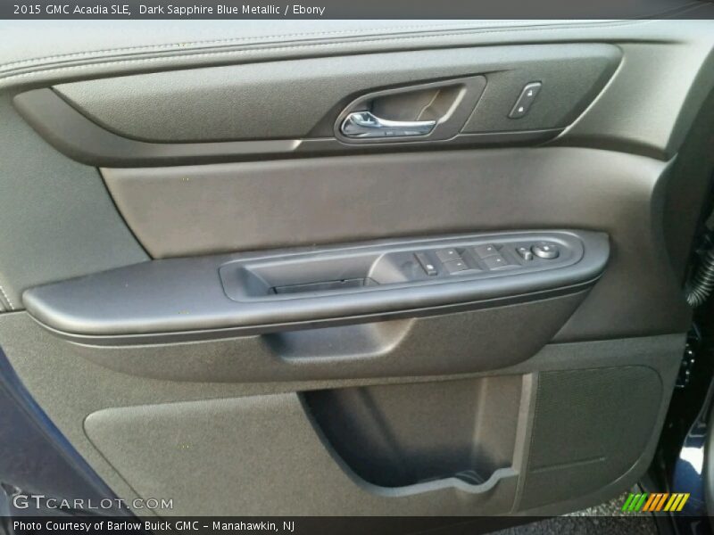 Dark Sapphire Blue Metallic / Ebony 2015 GMC Acadia SLE