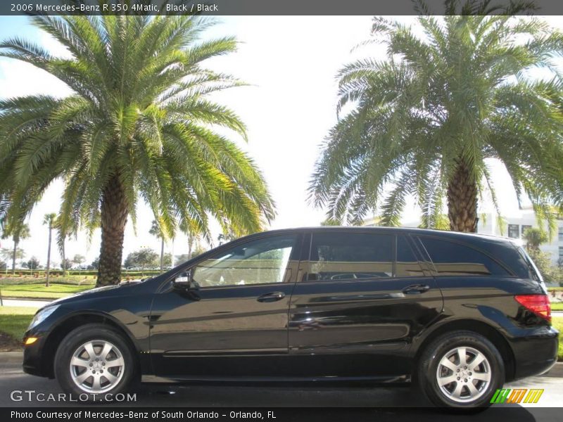 Black / Black 2006 Mercedes-Benz R 350 4Matic