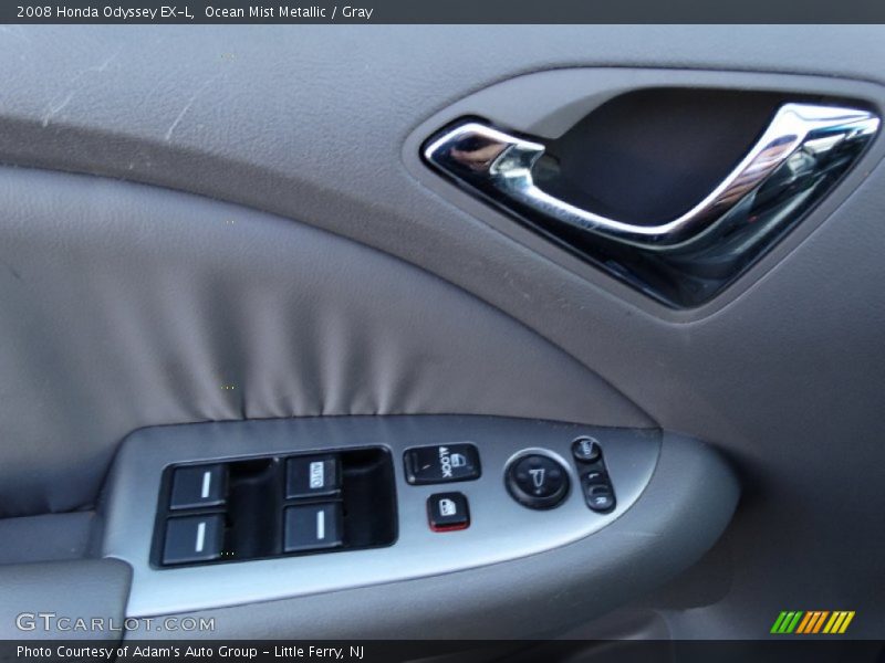 Ocean Mist Metallic / Gray 2008 Honda Odyssey EX-L