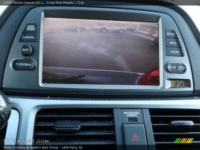 Ocean Mist Metallic / Gray 2008 Honda Odyssey EX-L