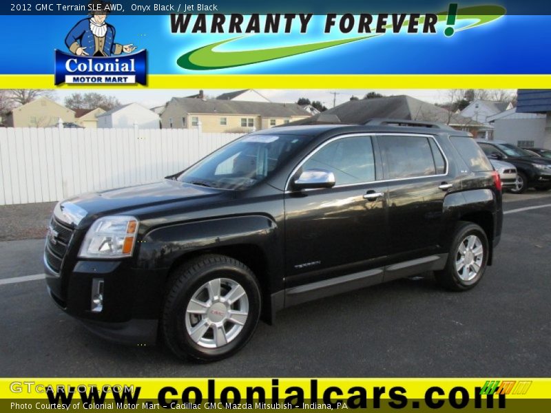Onyx Black / Jet Black 2012 GMC Terrain SLE AWD
