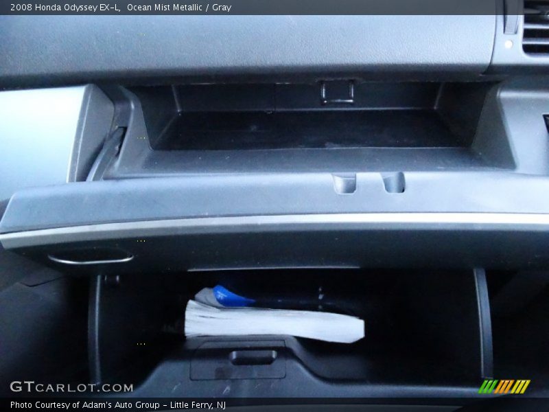Ocean Mist Metallic / Gray 2008 Honda Odyssey EX-L