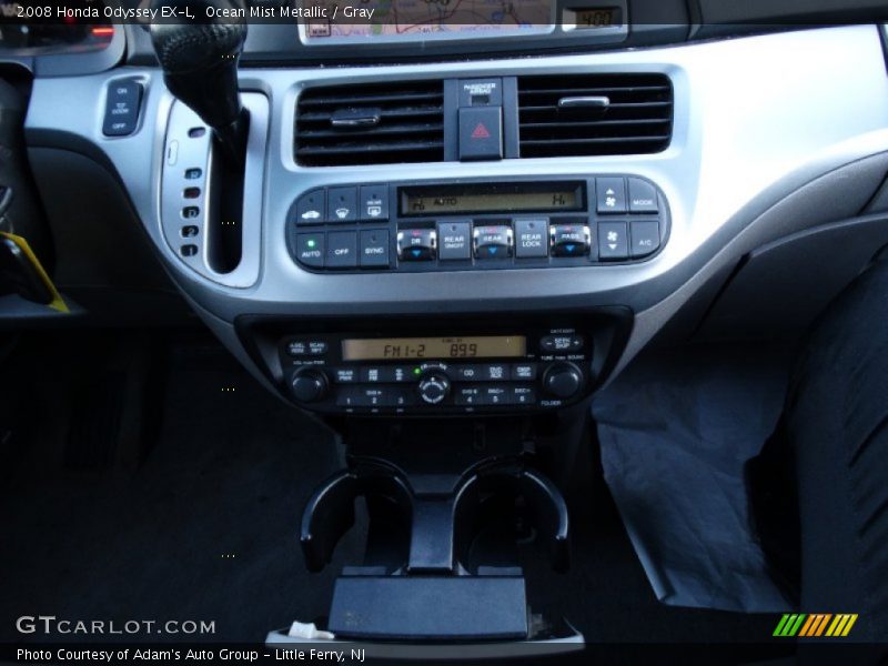 Ocean Mist Metallic / Gray 2008 Honda Odyssey EX-L