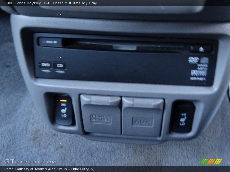 Ocean Mist Metallic / Gray 2008 Honda Odyssey EX-L