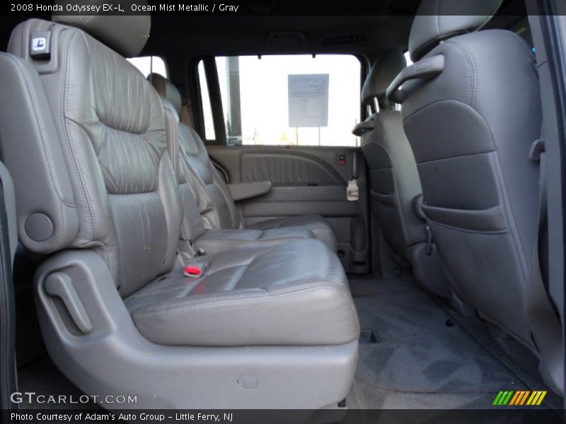 Ocean Mist Metallic / Gray 2008 Honda Odyssey EX-L