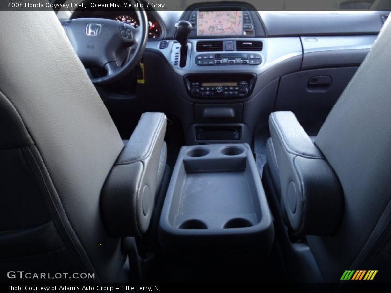 Ocean Mist Metallic / Gray 2008 Honda Odyssey EX-L