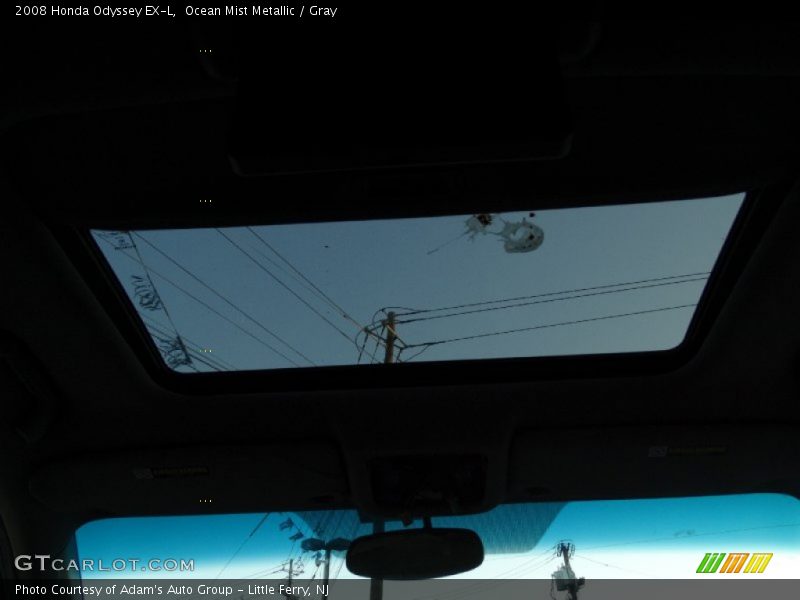 Ocean Mist Metallic / Gray 2008 Honda Odyssey EX-L