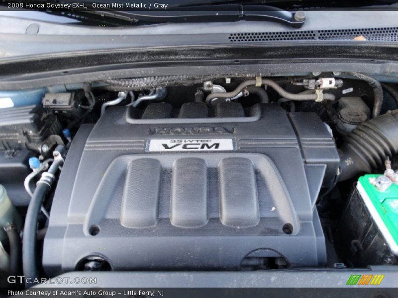 Ocean Mist Metallic / Gray 2008 Honda Odyssey EX-L