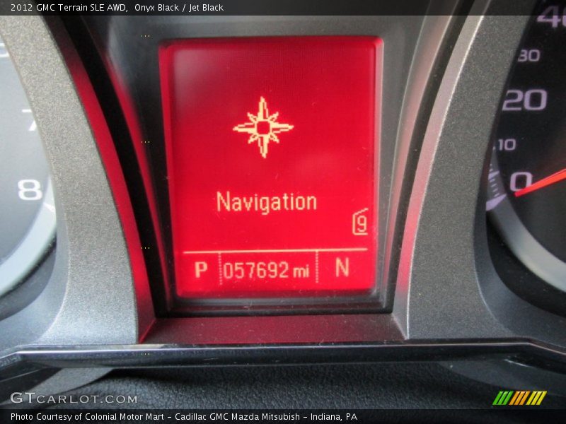Onyx Black / Jet Black 2012 GMC Terrain SLE AWD