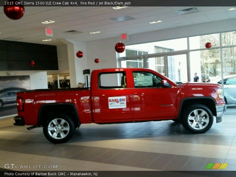 Fire Red / Jet Black/Dark Ash 2015 GMC Sierra 1500 SLE Crew Cab 4x4
