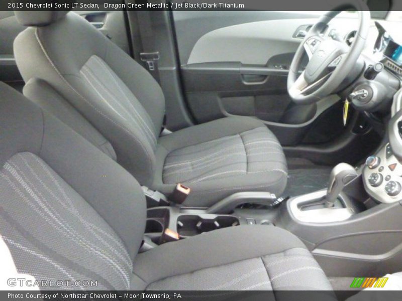 Dragon Green Metallic / Jet Black/Dark Titanium 2015 Chevrolet Sonic LT Sedan
