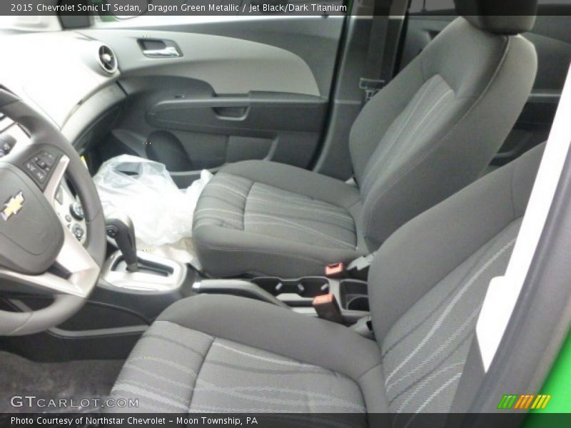 Dragon Green Metallic / Jet Black/Dark Titanium 2015 Chevrolet Sonic LT Sedan