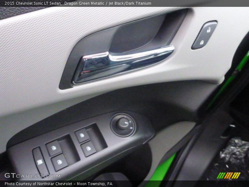 Dragon Green Metallic / Jet Black/Dark Titanium 2015 Chevrolet Sonic LT Sedan
