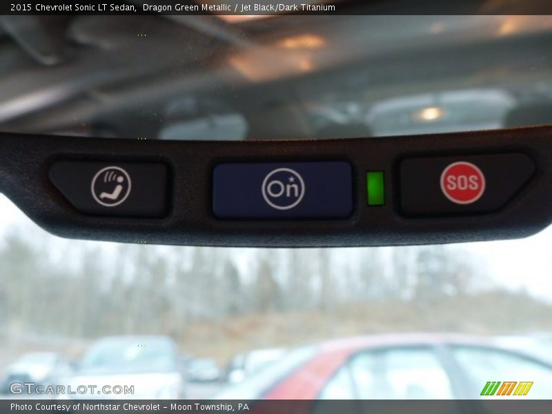 Dragon Green Metallic / Jet Black/Dark Titanium 2015 Chevrolet Sonic LT Sedan