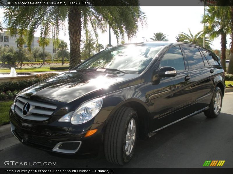 Black / Black 2006 Mercedes-Benz R 350 4Matic