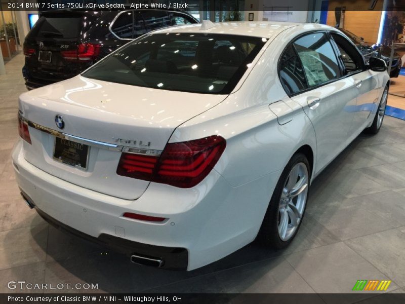 Alpine White / Black 2014 BMW 7 Series 750Li xDrive Sedan