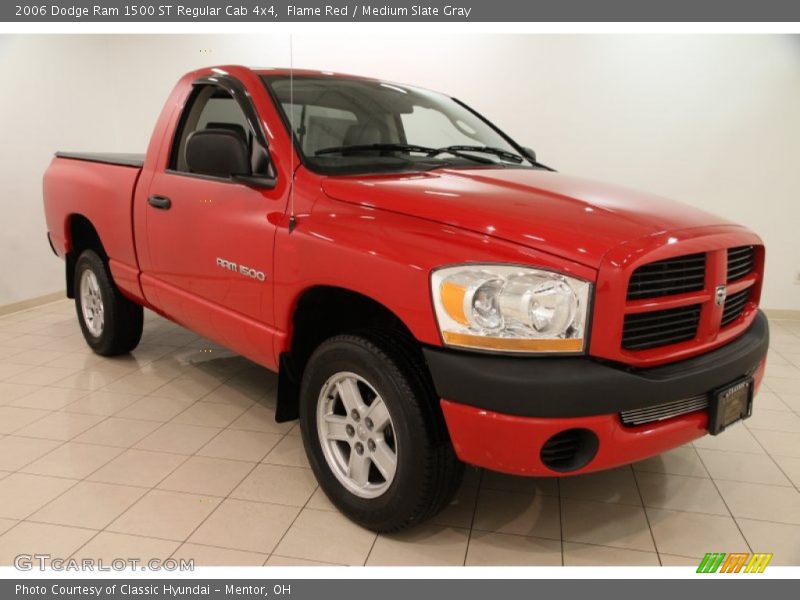 Flame Red / Medium Slate Gray 2006 Dodge Ram 1500 ST Regular Cab 4x4