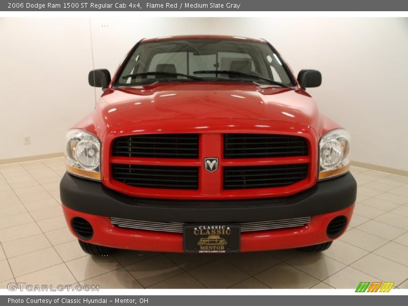 Flame Red / Medium Slate Gray 2006 Dodge Ram 1500 ST Regular Cab 4x4
