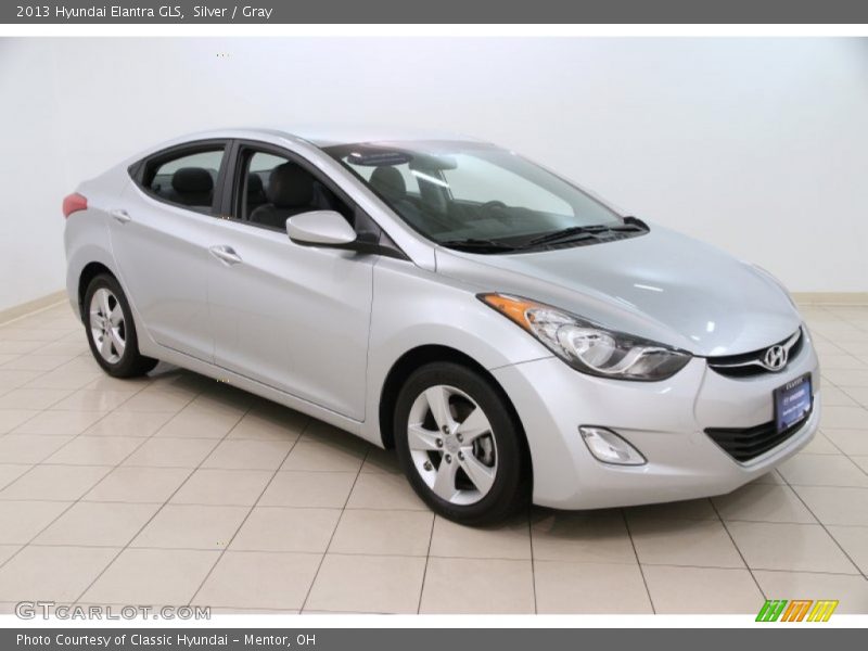Silver / Gray 2013 Hyundai Elantra GLS